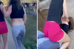 Mulher leva surra após mandar fotos íntimas para homem casado. VEJA VÍDEO