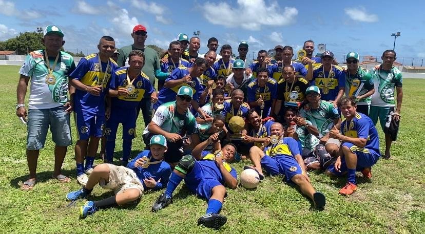 Com organização e administração de Gildo Ribeiro, Veterano de Fagundes é tricampeão de futebol em Lucena PB