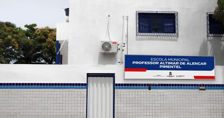 Prefeitura de Cabedelo entrega reforma da Escola Altimar Pimentel, no bairro do Jacaré