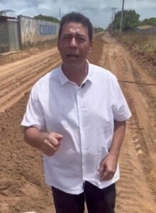 Prefeito Léo Bandeira anuncia obra histórica de pavimentação ligando a PB-025 a Ponta de Lucena
