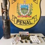 CAMPINA GRANDE – Homens com “bazuca” tentam arremessar celulares para dentro de presídio, mas tem ação frustrada por policiais penais