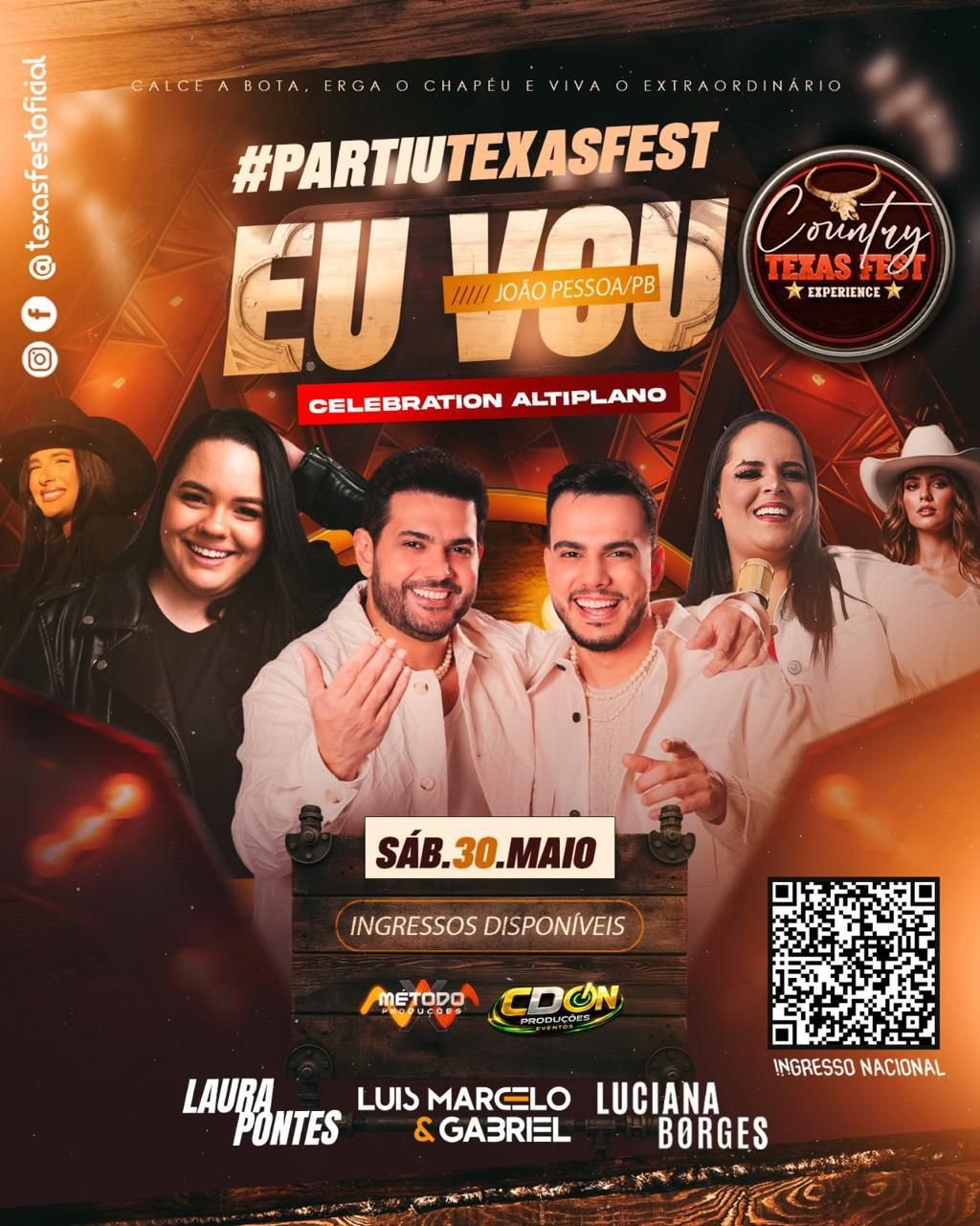 Maior evento country do Brasil chega a João Pessoa com experiência inédita