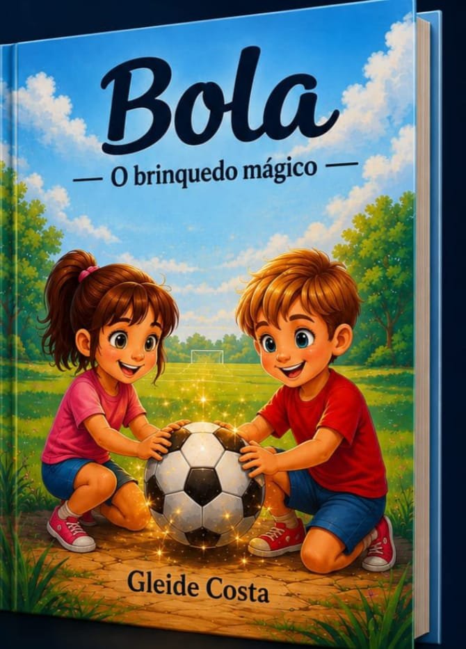 “BOLA, O BRINQUEDO MÁGICO” – Gleide Costa lança seu primeiro livro falando sobre futebol